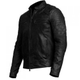 Illustration for article titled New - Mens Biker Vintage Distressed Cafe Racer Motorcycle Black Leather Jacketem/em